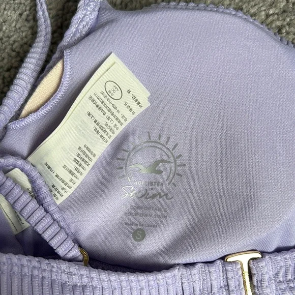 Hollister Lavender Ribbed Bikini Top - Picture 3 of 3
